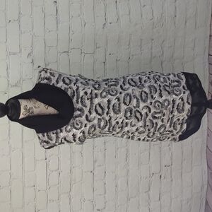 TONI DEBELLIS - Knit Top Sleeveless Gray Black S